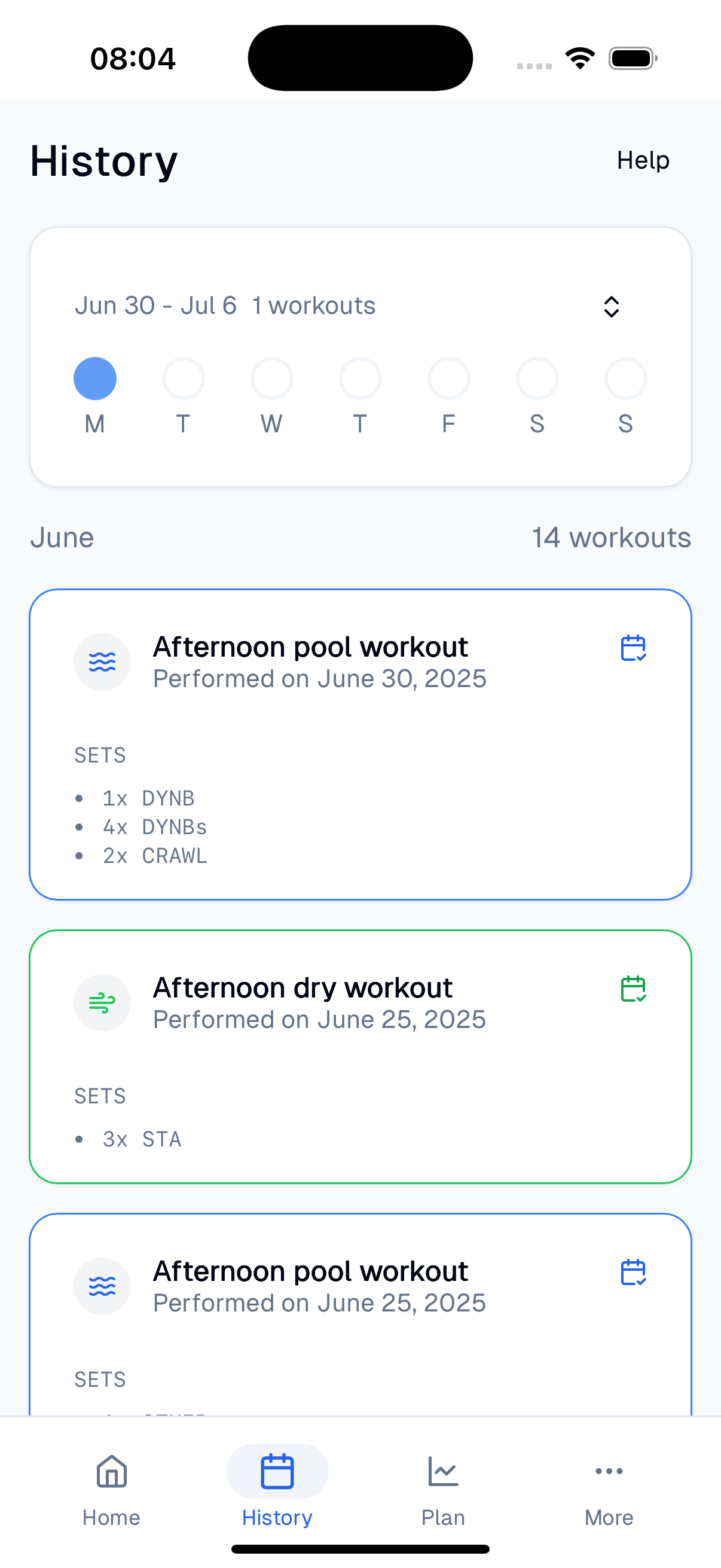 Modern freediving app interface